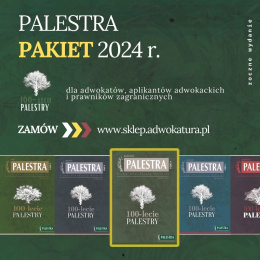 Palestra Pakiet - 2024 dla adwokatów, aplikantów adwokackich i prawników zagranicznych